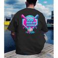 100 Days Of School Baseball Drip 100 Days For Boys And Kids Men's Back Print T-Shirt