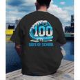 100 Days Of School Baseball Drip Ice Cream Kid Boy 100th Day Men's Back Print T-Shirt 100 Days Of School Baseball Drip Ice Cream Kid Boy 100th Day Men's Back Print T-Shirt