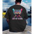 100 Days Of School Boy Kids Baseball Ice Cream Drip Teacher Men's Back Print T-Shirt 100 Days Of School Boy Kids Baseball Ice Cream Drip Teacher Men's Back Print T-Shirt