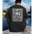 100 Days Of School Boys Baseball 100th Day Of School Kids Men's Back Print T-Shirt