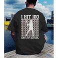 100 Days Of School Boys Kids 100th Day Balls For Baseball Men's Back Print T-Shirt 100 Days Of School Boys Kids 100th Day Balls For Baseball Men's Back Print T-Shirt