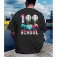 100 Days Of School Boys Kids 100th Day Of School Baseball Men's Back Print T-Shirt 100 Days Of School Boys Kids 100th Day Of School Baseball Men's Back Print T-Shirt