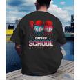 100 Days Of School Dripping Baseball 100th Day Teacher Boy Men's Back Print T-Shirt 100 Days Of School Dripping Baseball 100th Day Teacher Boy Men's Back Print T-Shirt