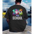 100 Days Of School Dripping Baseball Boys Kids Teacher Men's Back Print T-Shirt