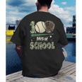 100 Days Of School Teacher Camo Baseball Boys Toddler Kids Men's Back Print T-Shirt