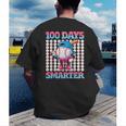 100 Days Smarter Baseball Drip Boys 100 Days Of School Kids Men's Back Print T-Shirt 100 Days Smarter Baseball Drip Boys 100 Days Of School Kids Men's Back Print T-Shirt