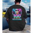 100 Drippy Days Of School Baseball Ice Cream 100th Day Boys Men's Back Print T-Shirt 100 Drippy Days Of School Baseball Ice Cream 100th Day Boys Men's Back Print T-Shirt