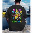 100th Day Of School Banana Baseball Drip For Kids Youth Girl Men's Back Print T-Shirt