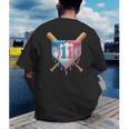 11th Birthday 11yr 2014 Baseball 11 Player 11th Birthday Men's Back Print T-Shirt 11th Birthday 11yr 2014 Baseball 11 Player 11th Birthday Men's Back Print T-Shirt
