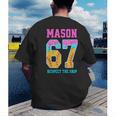 6 7 Mason Baseball Drip Men's Back Print T-Shirt 6 7 Mason Baseball Drip Men's Back Print T-Shirt
