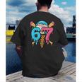 67 Baseball Ice Cream Drip Player Men's Back Print T-Shirt 67 Baseball Ice Cream Drip Player Men's Back Print T-Shirt