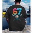67 Baseball Meme Cool Drip Number 67 Player Or 67th Birthday Men's Back Print T-Shirt 67 Baseball Meme Cool Drip Number 67 Player Or 67th Birthday Men's Back Print T-Shirt