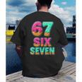 67 Ice Cream Drip Baseball Six Seven 6-7 Meme Teen Boy Men's Back Print T-Shirt 67 Ice Cream Drip Baseball Six Seven 6-7 Meme Teen Boy Men's Back Print T-Shirt