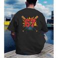 67 Sports Meme – Baseball Bats Number 6 7 Men's Back Print T-Shirt 67 Sports Meme – Baseball Bats Number 6 7 Men's Back Print T-Shirt