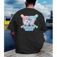 67th Birthday Squad Baseball Ice Cream Drip Birthday Squad Men's Back Print T-Shirt 67th Birthday Squad Baseball Ice Cream Drip Birthday Squad Men's Back Print T-Shirt