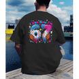 7th Birthday I Was 6 Now I'm 7 Baseball Ice Cream Drip Men's Back Print T-Shirt 7th Birthday I Was 6 Now I'm 7 Baseball Ice Cream Drip Men's Back Print T-Shirt