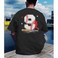 9 Years Old Baseball Birthday Boy 9th Bday Party Men's Back Print T-Shirt 9 Years Old Baseball Birthday Boy 9th Bday Party Men's Back Print T-Shirt
