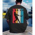 9th Birthday Nine Baseball Batter 9 Year Old Bday Boys Kids Men's Back Print T-Shirt 9th Birthday Nine Baseball Batter 9 Year Old Bday Boys Kids Men's Back Print T-Shirt