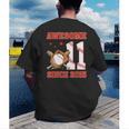 Awesome Since 2015 11 Year Old Boys Bday Baseball Theme Men's Back Print T-Shirt Awesome Since 2015 11 Year Old Boys Bday Baseball Theme Men's Back Print T-Shirt