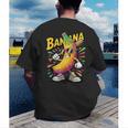 Banana Baseball Cartoon Cool Sports Kids Teens Men's Back Print T-Shirt