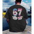 Baseball 67 Ice Cream Drip Six Seven Boys Girls Meme Men's Back Print T-Shirt Baseball 67 Ice Cream Drip Six Seven Boys Girls Meme Men's Back Print T-Shirt