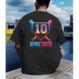 Baseball Drip 10th Birthday Boy Double Digits Ice Cream Drip Men's Back Print T-Shirt Baseball Drip 10th Birthday Boy Double Digits Ice Cream Drip Men's Back Print T-Shirt
