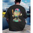 Baseball Drip For Boys Ice Cream Drip Baseball Sport Men's Back Print T-Shirt Baseball Drip For Boys Ice Cream Drip Baseball Sport Men's Back Print T-Shirt