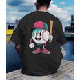 Baseball Drip Boys Ice Cream Youth Men's Back Print T-Shirt
