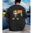 Baseball Drip Ice Cream Boys Youth Kids History Month Men's Back Print T-Shirt