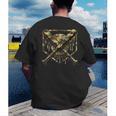 Baseball Drip Ice Cream Camo Home Plate Bats Sports Game Day Men's Back Print T-Shirt Baseball Drip Ice Cream Camo Home Plate Bats Sports Game Day Men's Back Print T-Shirt