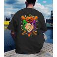 Baseball Drip Ice Cream Drip Halloween Baseball Lovers Men's Back Print T-Shirt