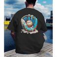 Baseball Drip Ice Cream Sprinkless Glove Boy Kid Men's Back Print T-Shirt Baseball Drip Ice Cream Sprinkless Glove Boy Kid Men's Back Print T-Shirt