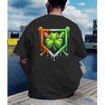 Baseball Drip Ice Cream St Patricks Day Shamrock Lucky Men's Back Print T-Shirt Baseball Drip Ice Cream St Patricks Day Shamrock Lucky Men's Back Print T-Shirt
