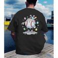 Baseball Drip Icecream Apparel Youth Boy Easter Men's Back Print T-Shirt