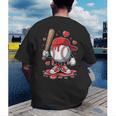 Baseball Drip Icecream Apparel Youth Boy Valentine Men's Back Print T-Shirt Baseball Drip Icecream Apparel Youth Boy Valentine Men's Back Print T-Shirt