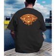 Baseball Dripping Waffle Field Men's Back Print T-Shirt