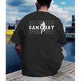 Baseball Game Day Team Sport Player Coach Batter Family Fans Men's Back Print T-Shirt