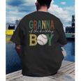 Baseball Granna Of The Birthday Boy Family Matching Men's Back Print T-Shirt Baseball Granna Of The Birthday Boy Family Matching Men's Back Print T-Shirt