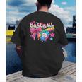 Baseball Ice Cream Drip Coquette Women Girls Mom Mama Men's Back Print T-Shirt Baseball Ice Cream Drip Coquette Women Girls Mom Mama Men's Back Print T-Shirt