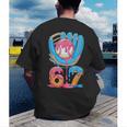 Baseball Ice Cream Drip Six Seven Gen Alpha Slang Meme 67 Men's Back Print T-Shirt Baseball Ice Cream Drip Six Seven Gen Alpha Slang Meme 67 Men's Back Print T-Shirt
