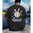 Baseball Ice Cream Drip Youth Boys Cute Easter Sports Men's Back Print T-Shirt