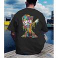 Baseball Ice Cream Dripping Dabbing Baseball Drip Men's Back Print T-Shirt Baseball Ice Cream Dripping Dabbing Baseball Drip Men's Back Print T-Shirt