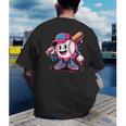 Baseball Ice Cream Shirt Cool Baseball Drip For Boys Men's Back Print T-Shirt