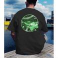 Baseball Irish Shamrock Lucky Clover St Patricks Day Boys Men's Back Print T-Shirt