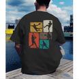 Baseball Player Collage Men Kids Coach Youth Boys Men's Back Print T-Shirt Baseball Player Collage Men Kids Coach Youth Boys Men's Back Print T-Shirt