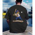 Baseball Puerto Rico Patriotic Flag Boricua Baseball Player Men's Back Print T-Shirt Baseball Puerto Rico Patriotic Flag Boricua Baseball Player Men's Back Print T-Shirt