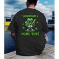 Baseball St Patrick's Day Irish Shamrock Trendy Men's Back Print T-Shirt Baseball St Patrick's Day Irish Shamrock Trendy Men's Back Print T-Shirt