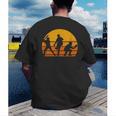 Baseball Tee Sunset Silhouette Players Men Women Kids Men's Back Print T-Shirt Baseball Tee Sunset Silhouette Players Men Women Kids Men's Back Print T-Shirt