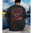 Baseball Is My Valentine Coach Player Lovers Cool Sport Love Men's Back Print T-Shirt Baseball Is My Valentine Coach Player Lovers Cool Sport Love Men's Back Print T-Shirt