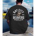 Bay City Beavers Baseball Club Estd 1913 Men's Back Print T-Shirt Bay City Beavers Baseball Club Estd 1913 Men's Back Print T-Shirt